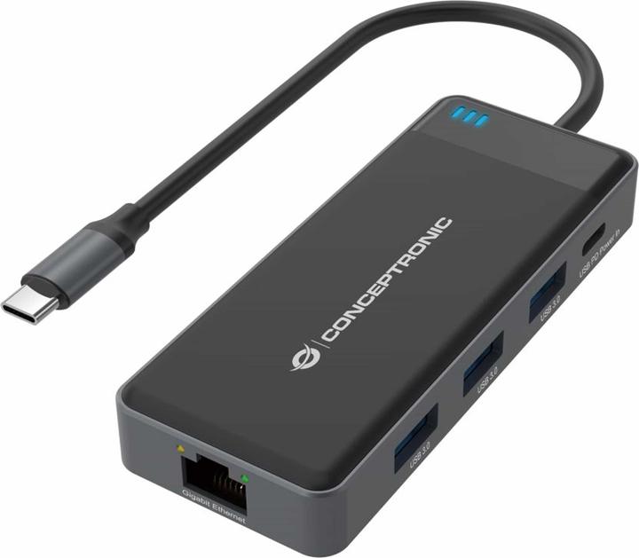 Produktbild Conceptronic DONN14G (USB-C, 7 Ports)
