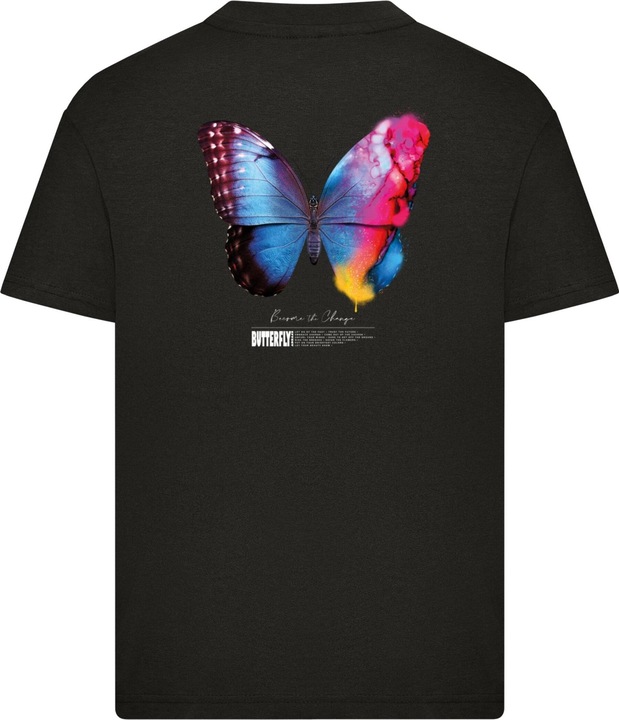Actual product image Mister Tee MisterTee The Change Colorful Butterfly Tee - 188307 (158)