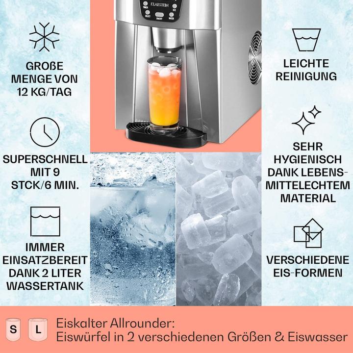 Actual product image Klarstein Ice cube machine