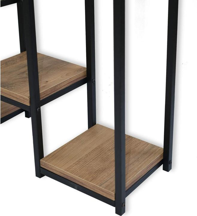 Productafbeelding Woody Fashion plantenstandaard roze 77 cm, zwart/bruin, detailkleur