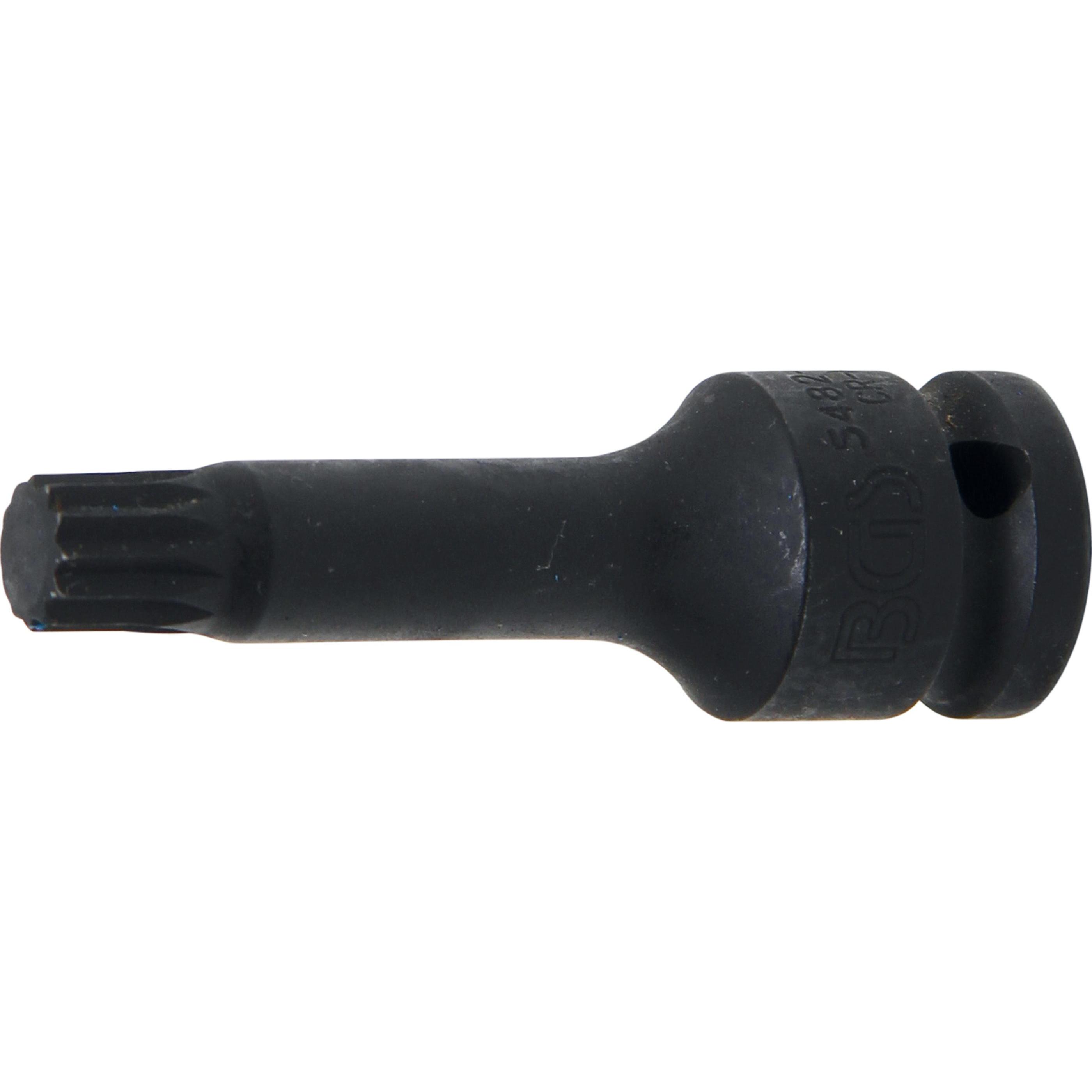 BGS, Bits, Kraft-Bit-Einsatz Länge 75 mm Antrieb Innenvierkant 12,5 mm (1/2") Innenvielzahn (für XZN) M12 (12,5 mm)