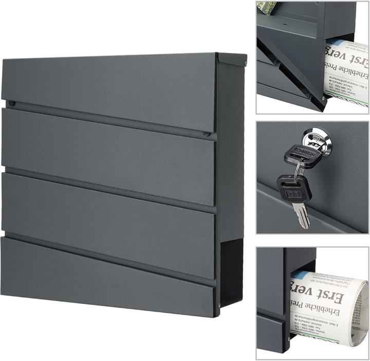Actual product image Monzana Mailbox (36.90 x 10.90 x 36 cm)