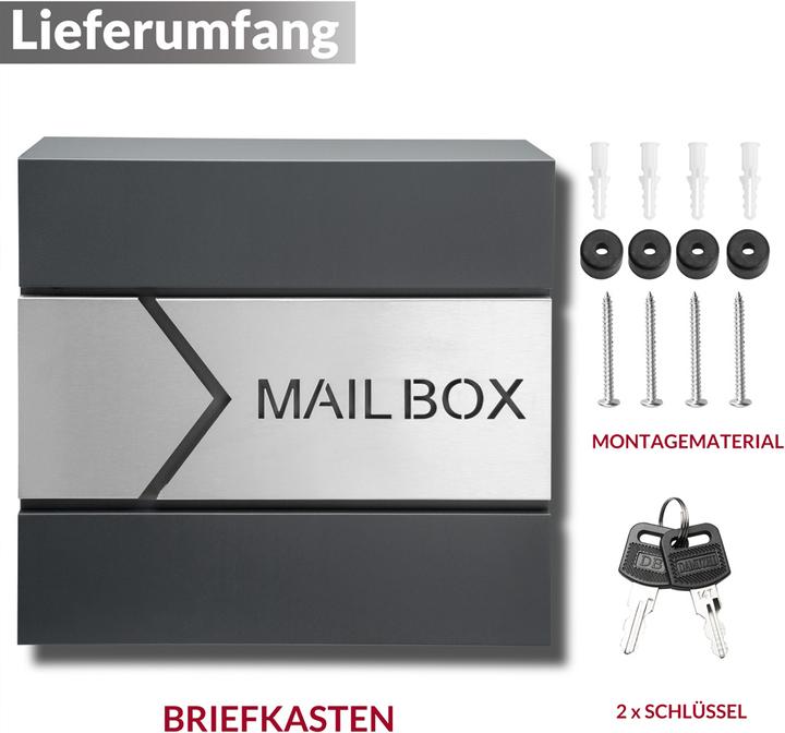 Actual product image Monzana Mailbox