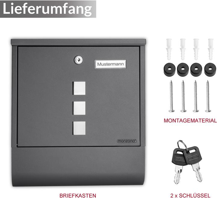 Produktbild Monzana Briefkasten