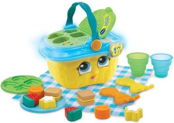 Actual product image VTech Magic picnic basket with educational toys for children, toys with shapes, interactive play