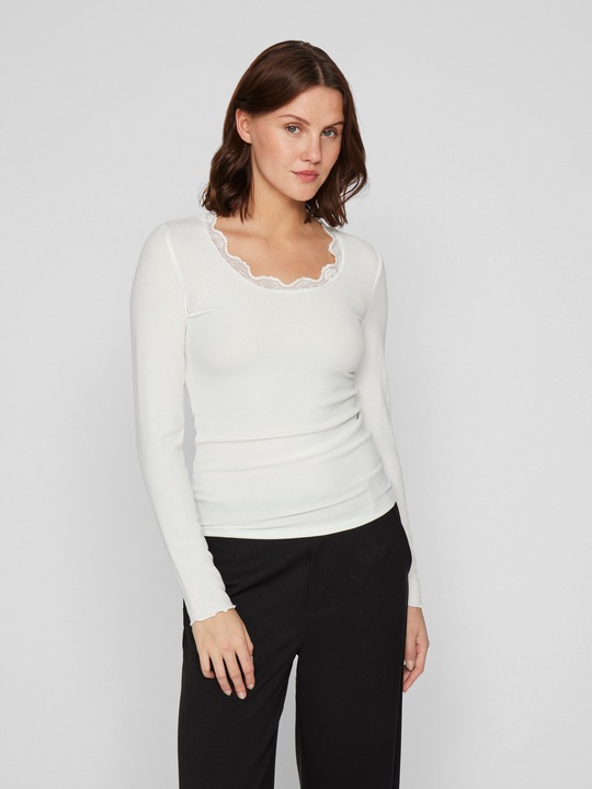 Actual product image Vila Round neck top with long sleeves (XL)
