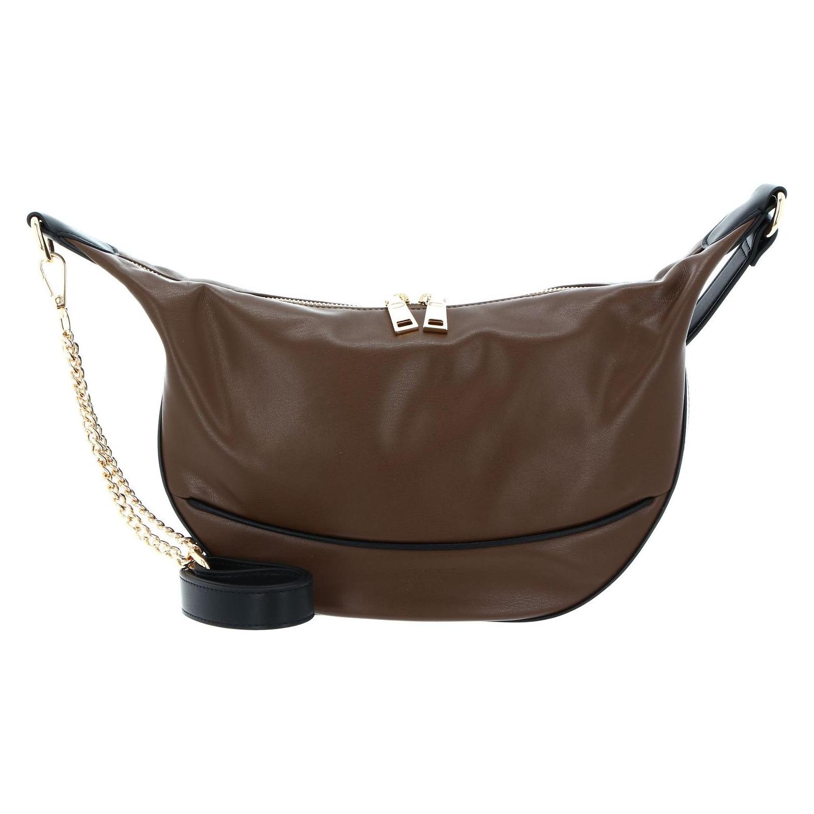 Seidenfelt, Damen, Handtasche, Ulvila, Schwarz, Braun