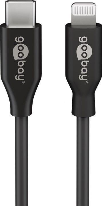 Produktbild Goobay USB-C™ Lade- und Synchronisationskabel, 1 m, Schwarz (1 m, USB 2.0)
