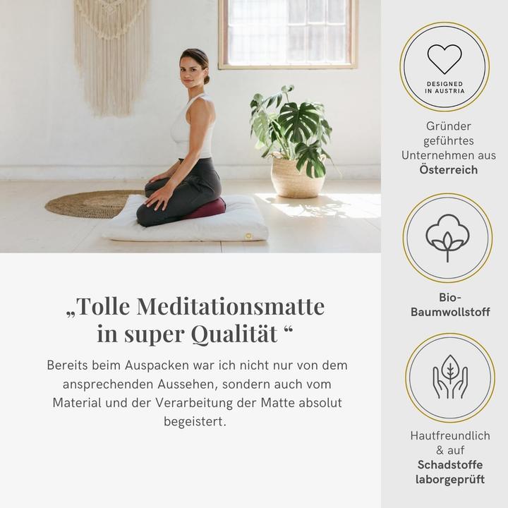 Produktbild Lotuscrafts Meditationsmatte Zabuton
