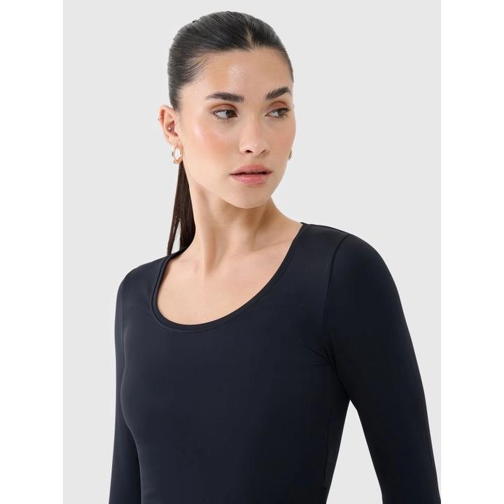 Immagine prodotto 4F Schlankes, glattes Damen-Langarmshirt (XS)
