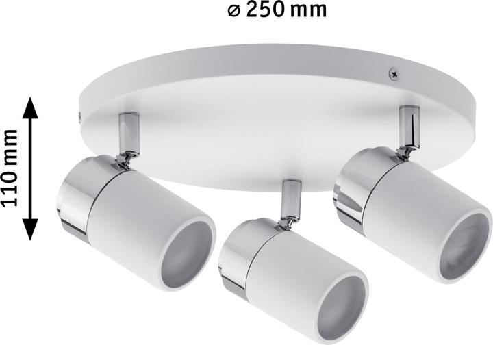 Actual product image Paulmann Bathroom light Zyli (GU10)