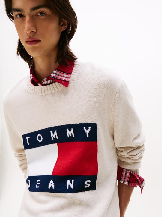 Produktbild Tommy Jeans Tjm Reg Melange Flag Sweater (S)