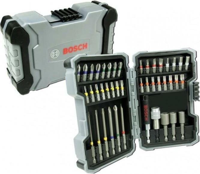 Productafbeelding Bosch Professional Zubehör Schroevendraaierbitset (Zeskantbus TX M10, Zeskantbus TX M15, Zeskantbus TX M20, Zeskantbus TX M30, Kruis Phillips PH M1, Phillips kruis PH M2, Zeskantbus TX M25, Zeskantbus TX M27, Zeskantbus TX M40, Kruis Pozidriv PZ M1, Kruis Pozidriv PZ M2, Phillips kruis PH M3, Kruis Pozidriv PZ M3, Zeskantbus TX met gat M10)