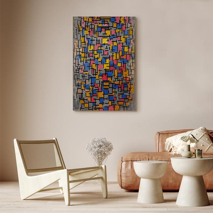 Actual product image Artgeist Composition (Piet Mondrian) (80 x 120 cm)
