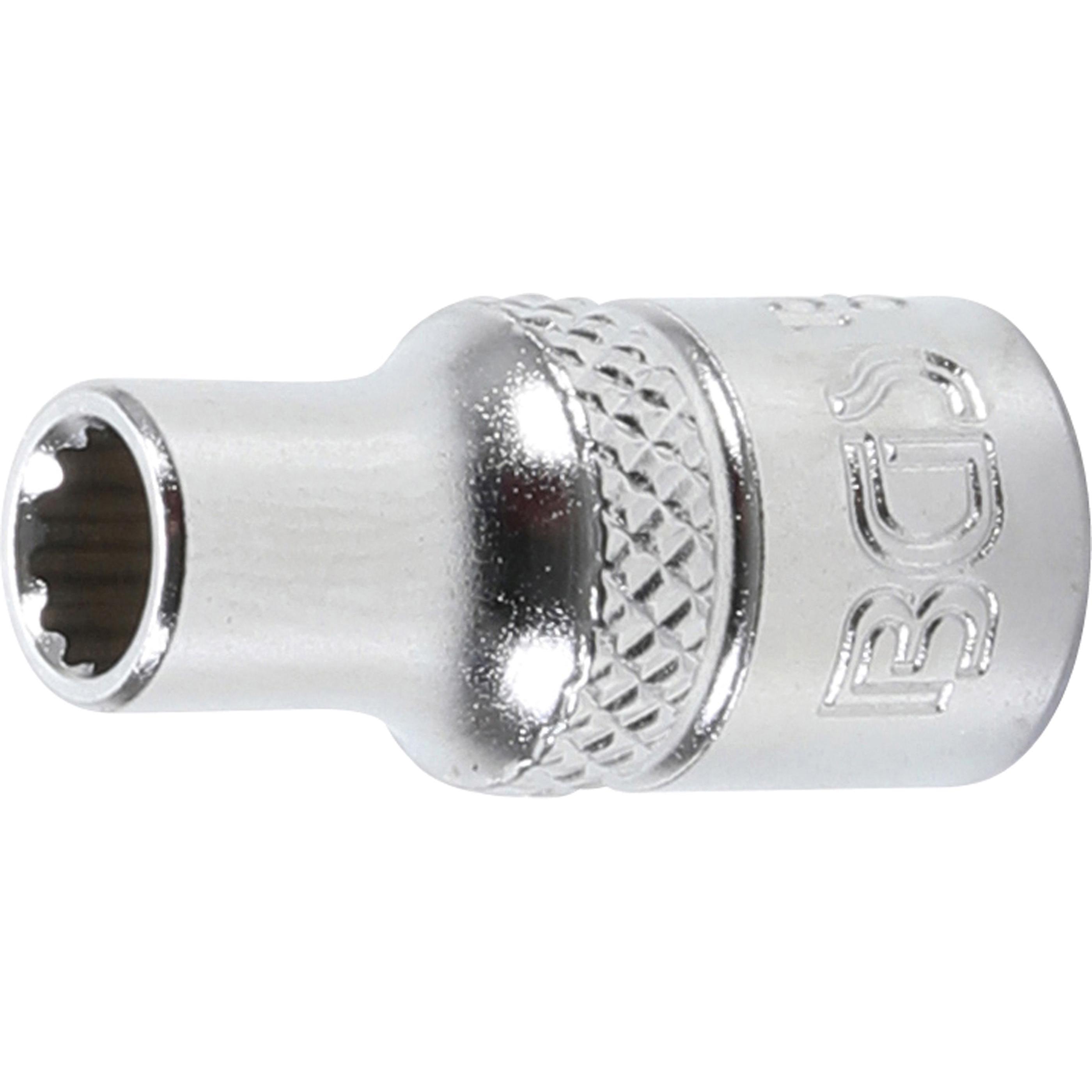 BGS, Steckschlüssel + Stecknuss, Steckschlüssel-Einsatz Zwölfkant Antrieb Innenvierkant 6,3 mm (1/4") SW 5 mm (5 mm)