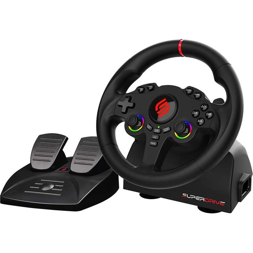 Subsonic Superdrive 220 Rs (Pc, PS4, Switch, Xbox One S, Xbox Series S, Xbox Series X), Controller Gaming, Nero