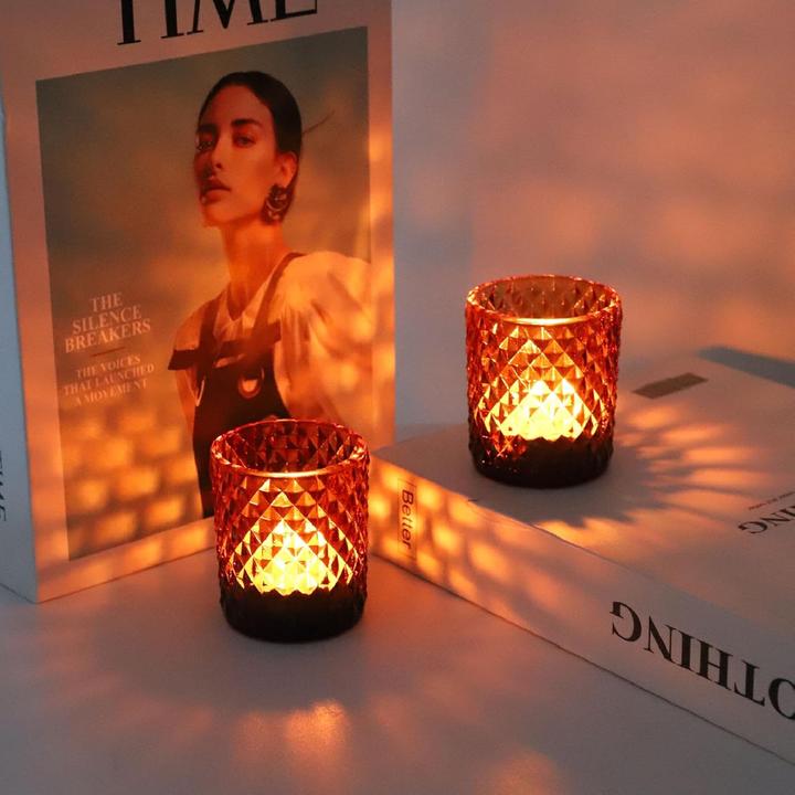 Actual product image Vohocandle Teelichtgläser im Vintage-Stil-Set (12 Stück)