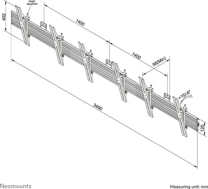 Produktbild Neomounts Newstar Menuboard Wall mount (Wand)