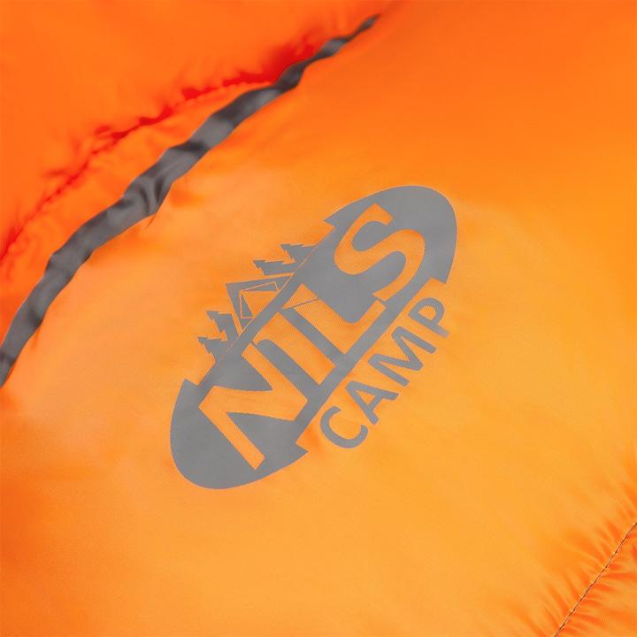 Produktbild Nils Nc2008 Grau-Orange Schlafsack Grösse M. Lager L (215 cm)