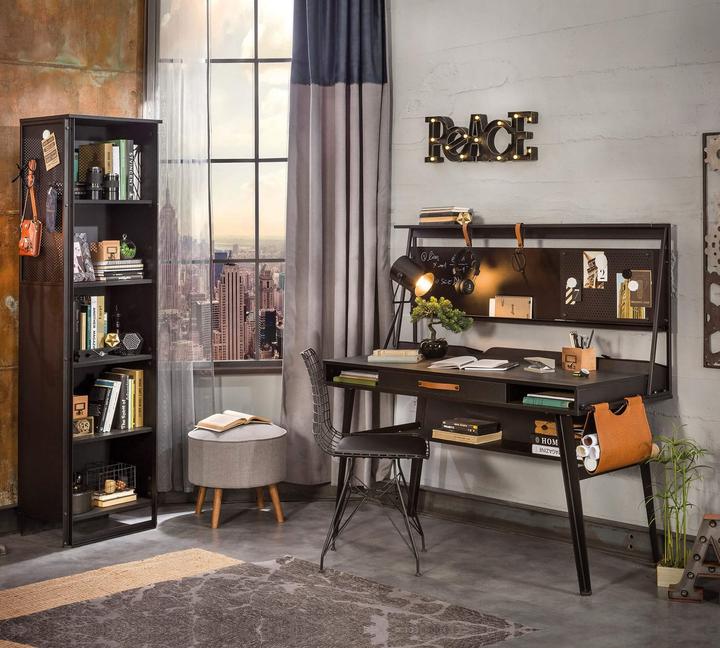Produktbild Cilek Bücherregal Dark Metal (54.18 x 35.60 x 181.36 cm)