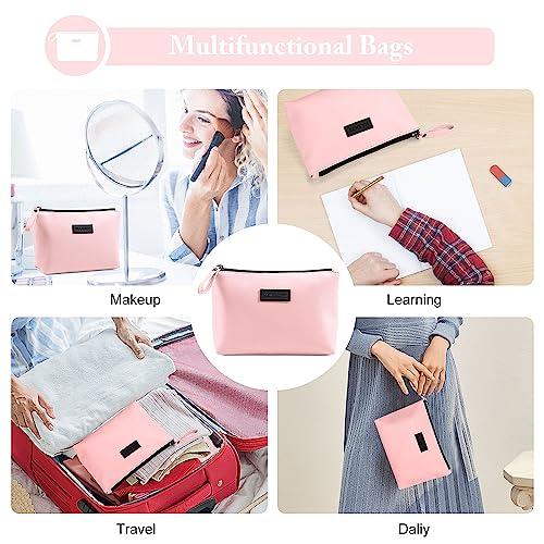 Produktbild Only-Bags.Store Kleine Kosmetiktasche für Handtasche, Reise Kosmetiktasche, Make up Tasche, PU Leder tragbare