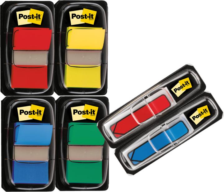 Productafbeelding Post-it Paginamarker Index twee maten (43.20 x 25.40 mm)