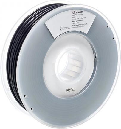 Actual product image Ultimaker Filament (PLA, 2.85 mm, 750 g, Black)