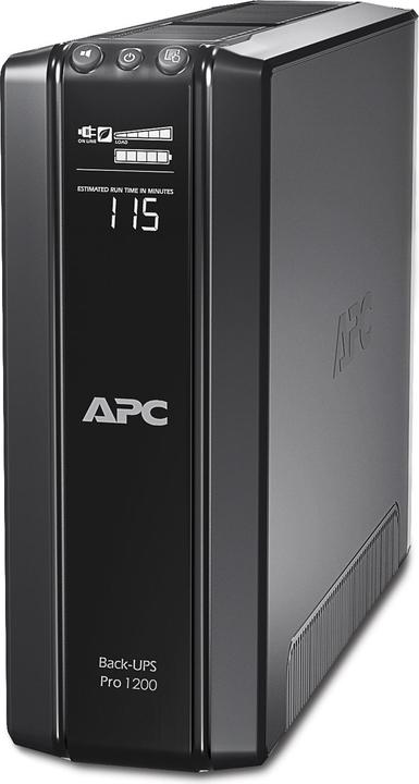 APC Sauvegarde d'économie d'énergie Back-UPS Pro 1200 - 230V - Schuko (1200 VA, 720 W, ASI line-interactive)