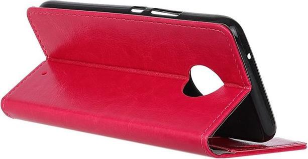 Actual product image MU Classic Crazy Horse Leather Bookcover Case (Motorola Moto X4)