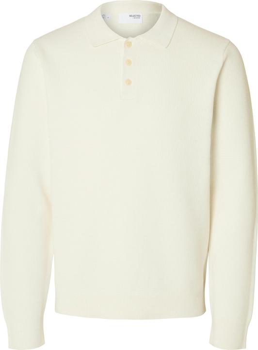 Produktbild Selected Homme Texturiertes Baumwoll Poloshirt (M)