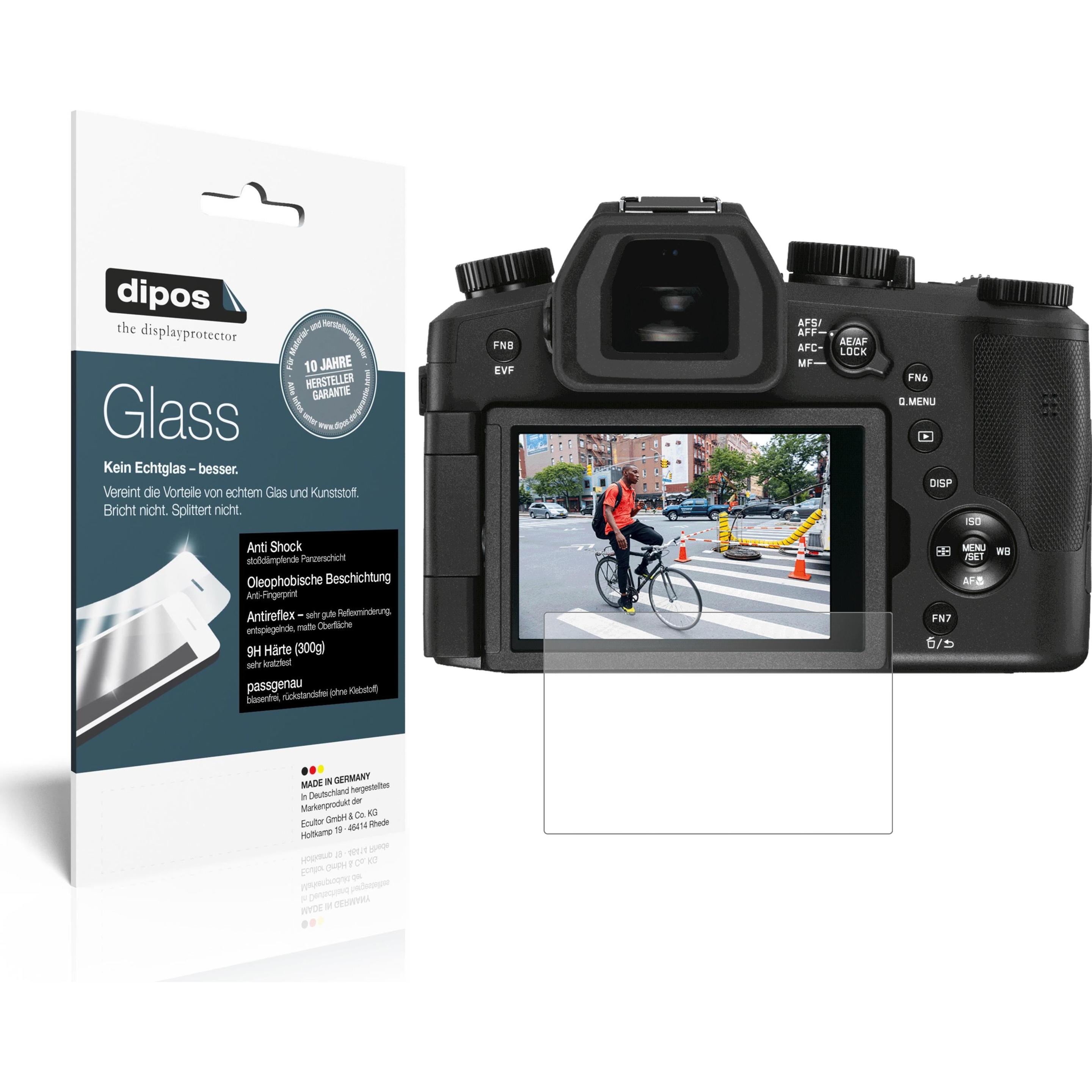 Dipos Displayschutz Anti-Shock (Displayschutz, V-Lux 5), Kameraschutz, Transparent