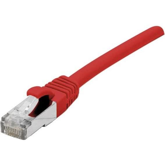Exertis Connect Patchkabel S/FTP (PiIMF), Cat 6A (EIA/TIA), rot, 2,0 m Patchkabel mit besonders schmalem Knickschutz (S/...