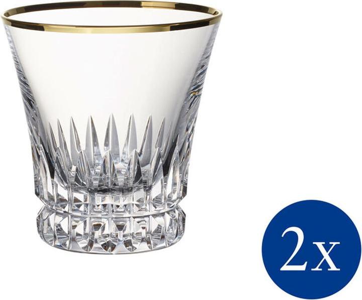 Actual product image Villeroy & Boch Water glass, set of 2 pieces Grand Royal Gold (0.20 l, 2 x)