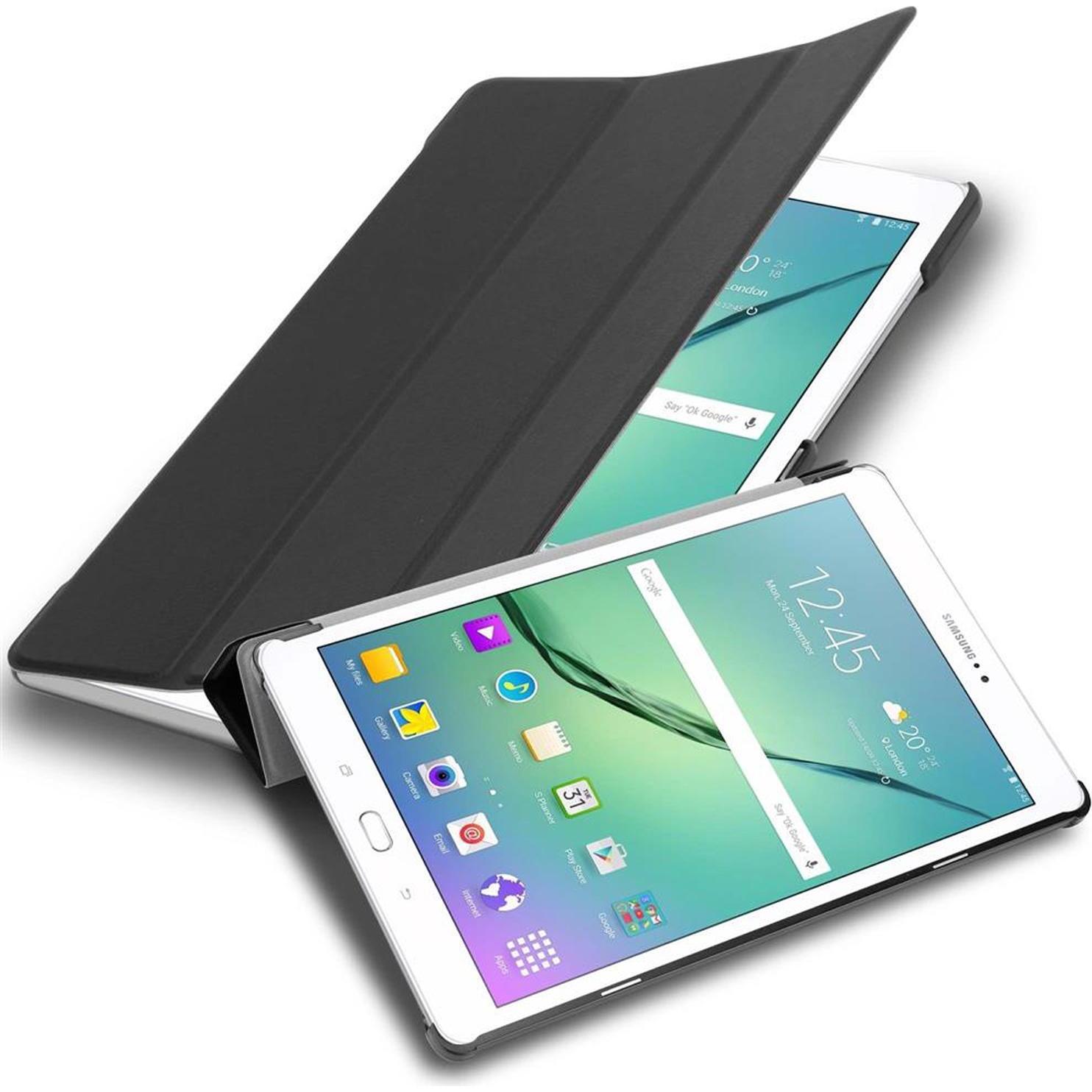 Cadorabo Tablet Book Cover (Galaxy Tab S2 9.7), Tablet Hülle, Schwarz