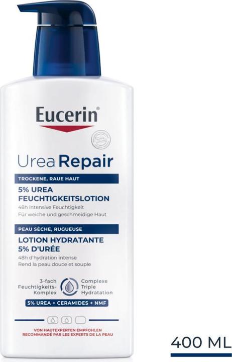 Produktbild Eucerin Urea Repair 5% Urea Feuchtigkeitslotion (Körpercreme, 400 ml)