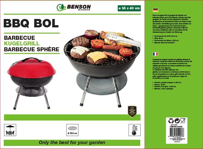 Produktbild Benson Garden Kugelgrill klein ø 35 x 40 cm