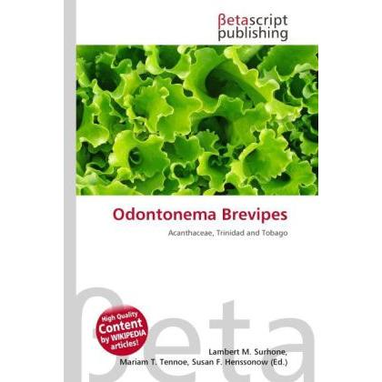 Odontonema Brevipes, Fachbücher von Lambert M. Surhone, Susan F. Henssonow, Mariam T. Tennoe