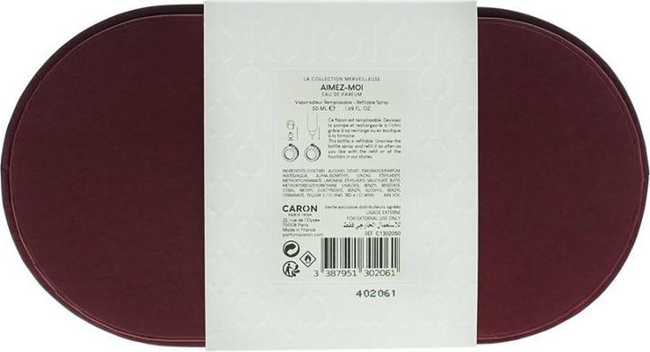 Image du produit Caron Amez-Moi Eau de Parfum rechargeable 50ml Femme Vaporisateur (Eau de parfum, 50 ml)