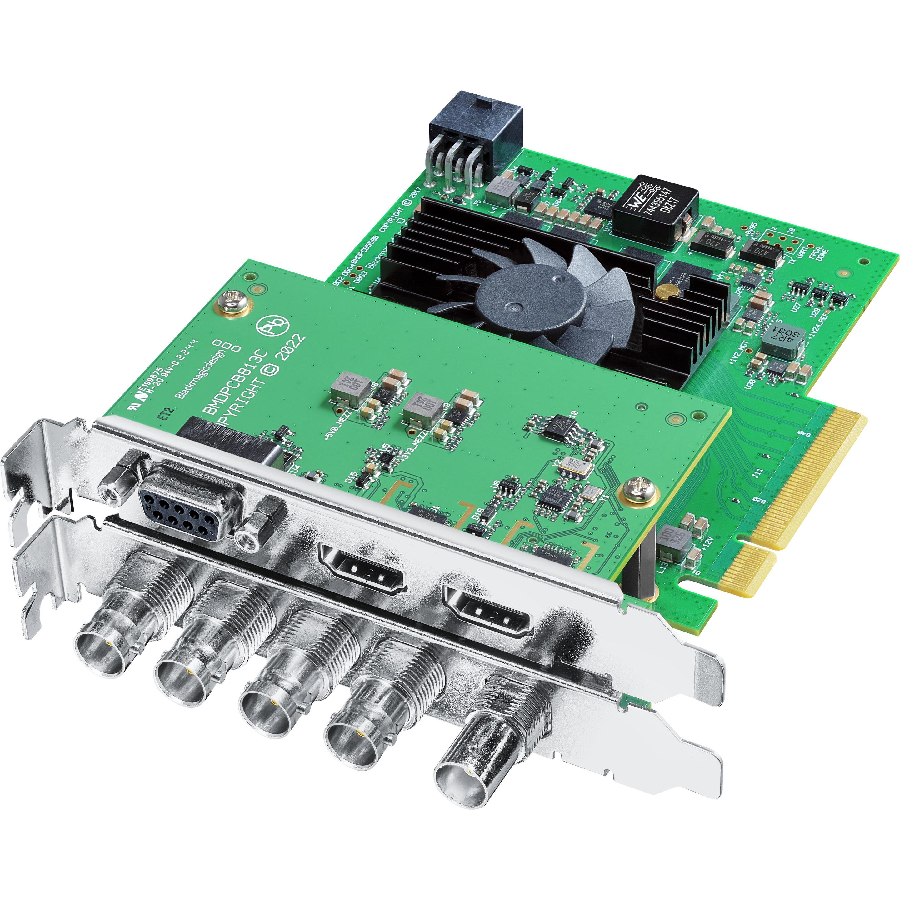 Blackmagic DeckLink 8K Pro G2 (PCIe, analoges Fernsehsignal, DVB-C, DVB-S, DVB-S2, DVB-T, DVB-T2) (BM-BDLKHCPRO8K12GG2)