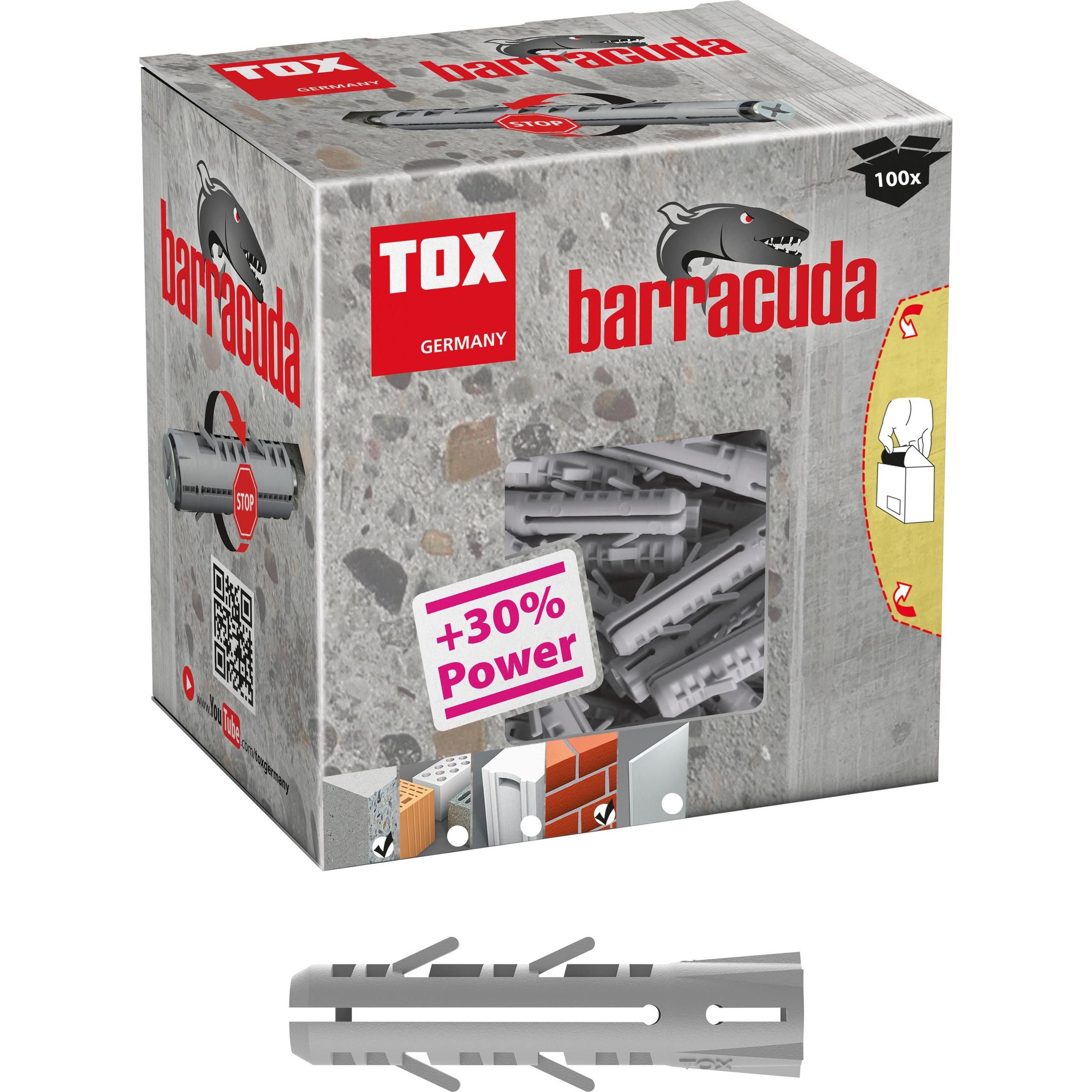 Thumbnail - Tox, Dübel, Spreizdübel Barracuda 6x30 mm 100 Stück (100 Stk.)