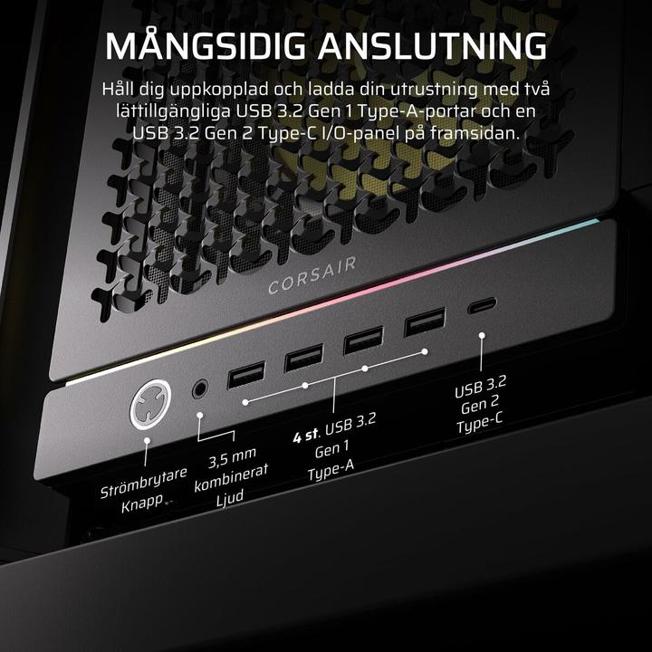 Actual product image Corsair Frame 5000D RS ARGB (mATX, Mini-ITX, ATX, E-ATX)