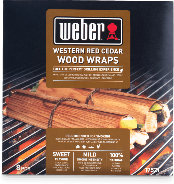 Actual product image Weber wood wraps