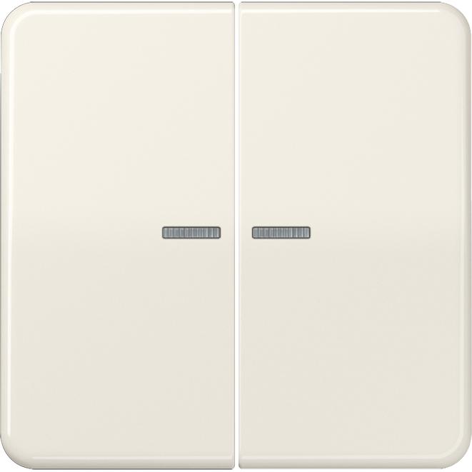 JUNG, Zubehör Schalterprogramm, Wippe 2t Schalter CD ws glz Lichtausl CD595KO5BF