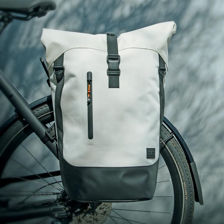 Produktbild SKS Seitentasche Infinity Urban Sidebag Sand grau-schwarz (20 l, Gepäckträgertasche)