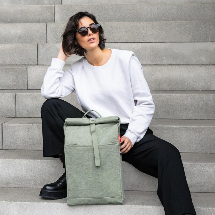 Image du produit reisenthel Rucksack urban rolltop Kunststoff grün 16,0 l (16 l)