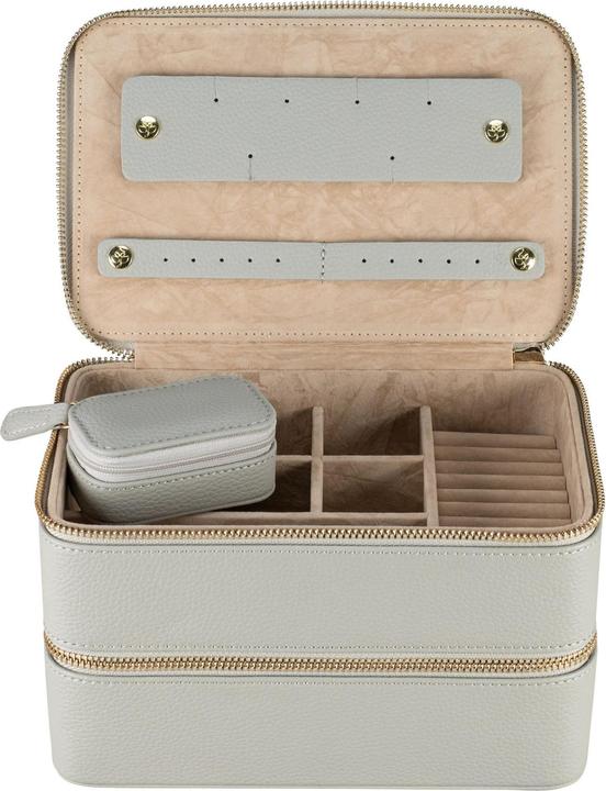 Produktbild Windrose 803974.07 - Schmucketui L mit Reisverschluss Aurora hellgrau