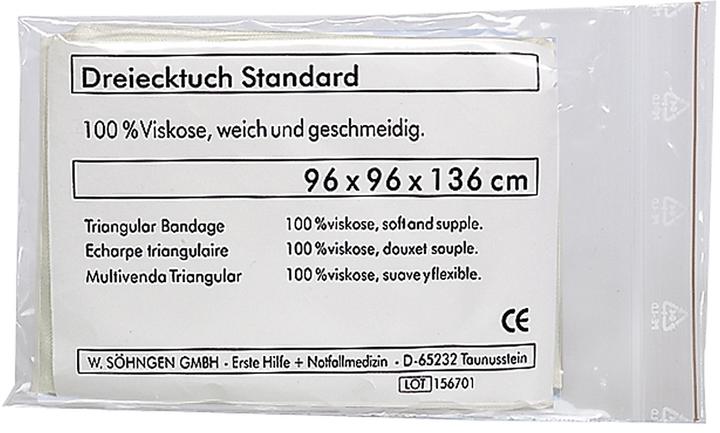 Actual product image Söhngen Triangular towel, DIN 13168, standard, white