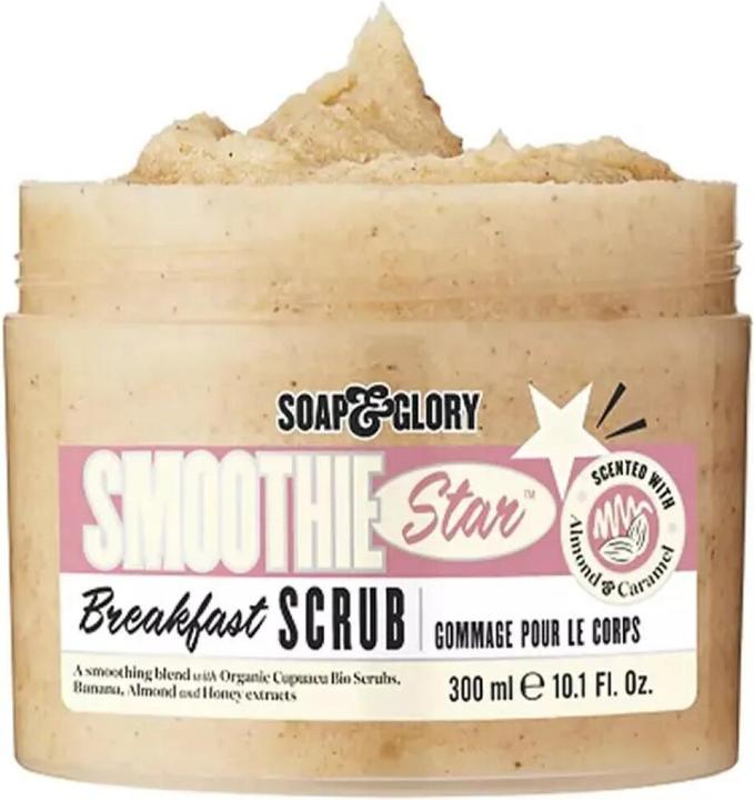 Soap & Glory Smoothie Star Breakfast Scrub Almond Sugar Vanilla Scent 300ml (300 ml)