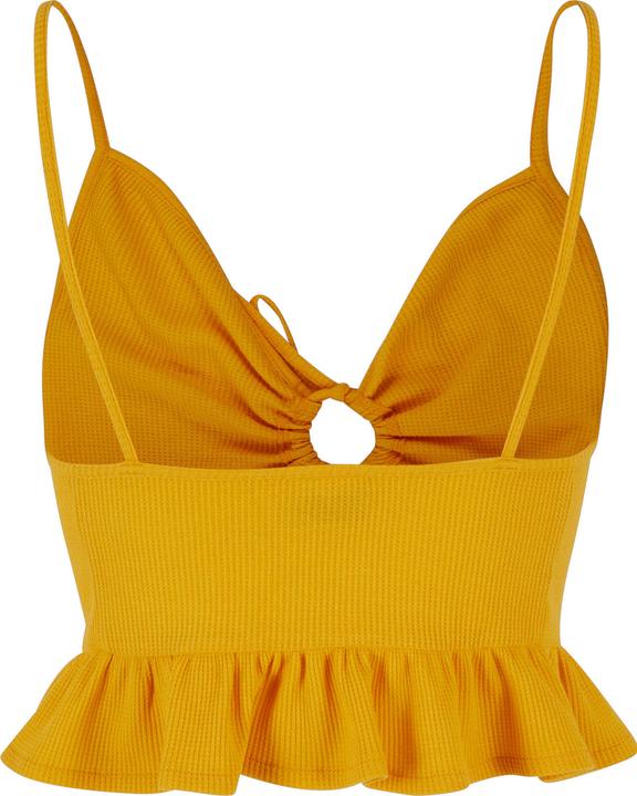 Immagine prodotto Urban Classics Top con volant in piqué Waffle da donna - 137877 (5XL)