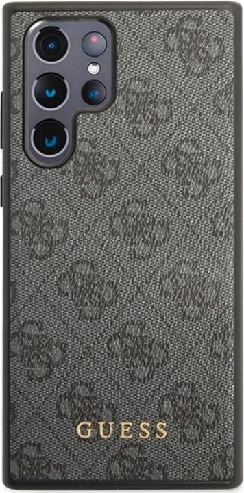 Produktbild Guess GUHCS23LG4GFGR S23 Ultra S918 grey/grey hardcase 4G Metal Gold Logo (Samsung Galaxy S23 Ultra)